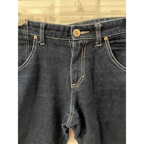 ANDREW MACKENZIE Jeans Mens US Sz 34 Bootcut AMK Euro 50 Blue Denim Hipster - Picture 2 of 15